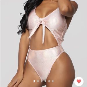 Fashion Nova Tied One Piece